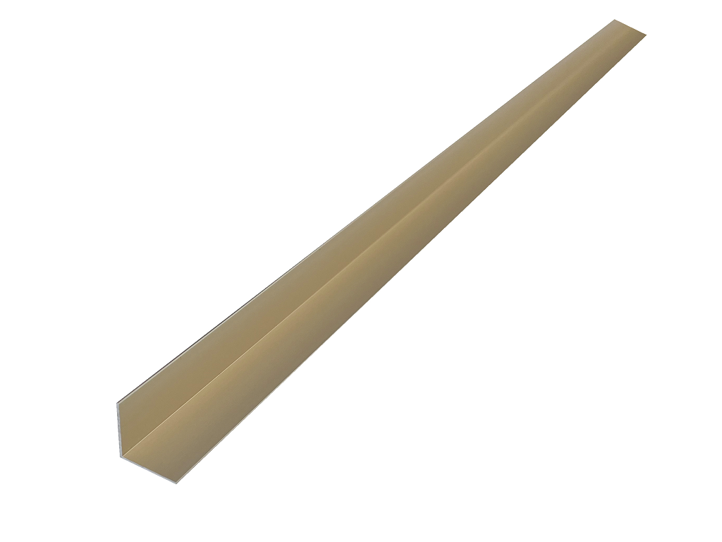 algp0102xm2.png Profilo Angolare cm.200 Alluminio Anodizzato Alpax Oro Opaco mm.10x10x1 AL.GO - immagine 1