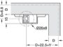Cricchetto da Avvitare Duomatic Push Singolo Regolabile Grigio  Arturo Salice - immagine 4