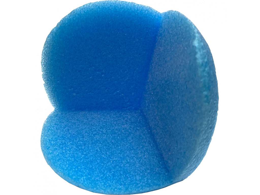 cad381.png Protezione Imballo Angolare 3 Vie Diametro mm.70x70x70 pz.50 Azzurro - immagine 1