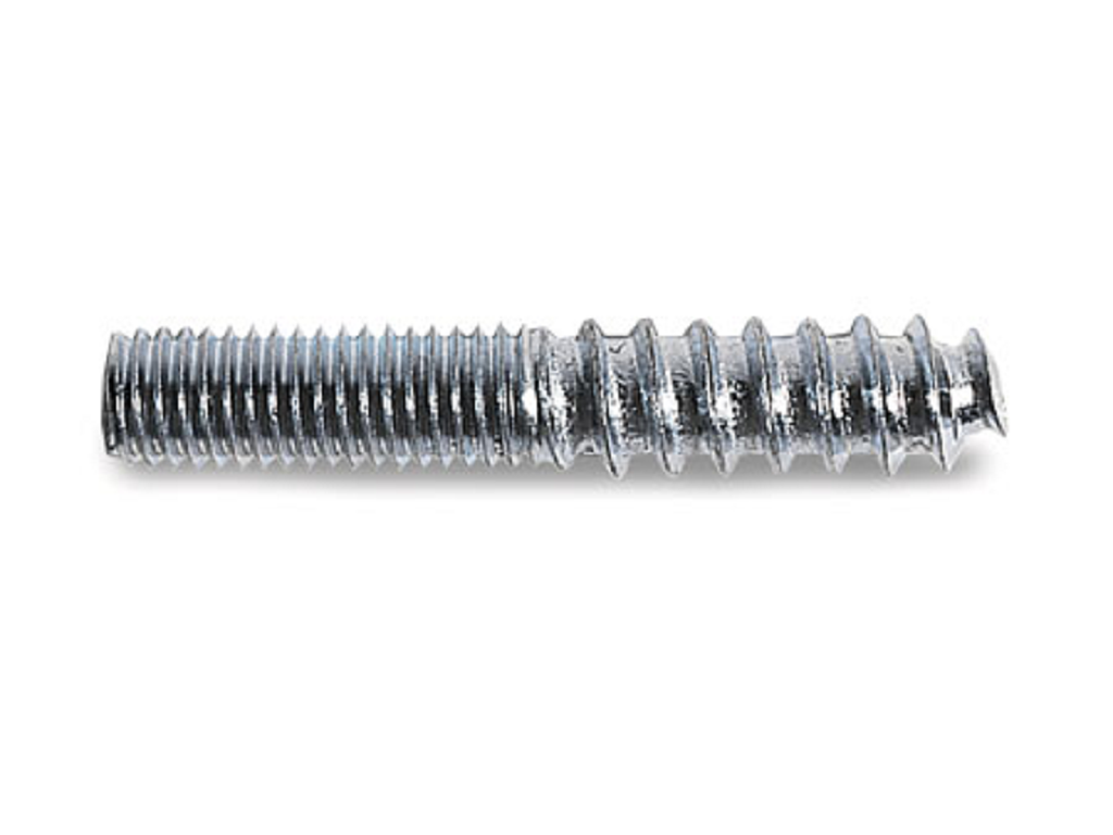 cof060040.png VITE RULLATA DOPPIO FILETTO METRICO/LEGNO FERRO ZINCATO 10MAx80-100 - immagine 1