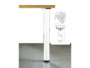 CONFEZIONE GAMBE TAVOLO pz.4 METALLO CON PIASTRA DIAMETRO 60 mm. ALTEZZA 71 cm. CON REGOLABILE - immagine 3