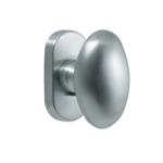 Pomoli Girevoli 319 Uovo Rosetta Ovale d.60x30 Cromo Satinato | Fimet Maniglie