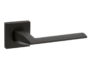 Maniglia Prisma Rosetta Quadra d.50x50x5h Bocchetta Foro Chiave FNO-Nero Opaco | Fimet