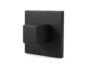 Mezzo Nottolino Q8 Rosetta Quadra mm.50x50x5h FNO- Nero Opaco  Fimet Maniglie