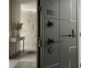 Mezzo Nottolino Q8 Rosetta Quadra mm.50x50x5h FNO- Nero Opaco  Fimet Maniglie - immagine 2