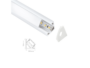 Profilo per Led Angolare cm.200 mm.18,5x18,5 Interno mm.12+Diffusore Opaco Alluminio  Lampo