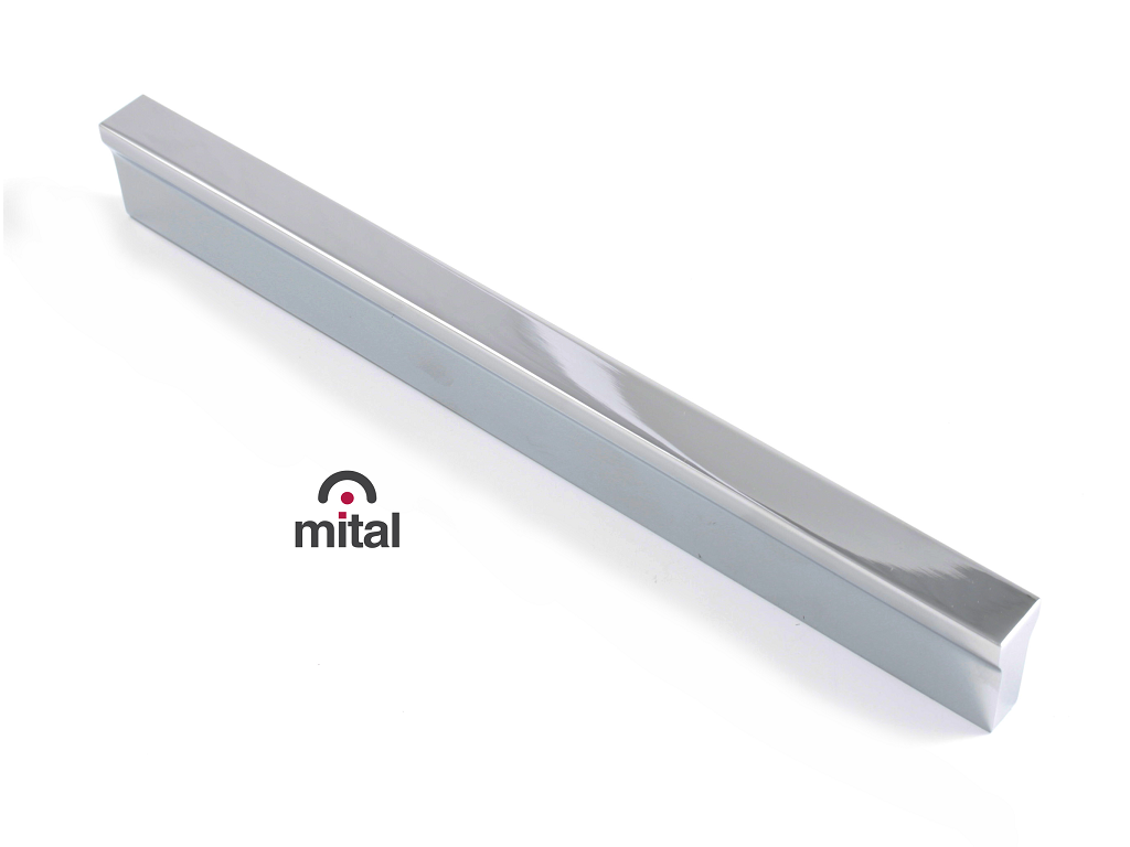 mit3990ecrc.png Maniglietta Mobile 3990 Multi Interasse 32-64-96-128-160 mm.200x12x25h varie finiture | Mital - immagine 1