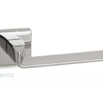 Maniglia Edge SQ Rosetta Quadra D.50x50x6h Bocchetta Foro Chiave varie finiture | Ento