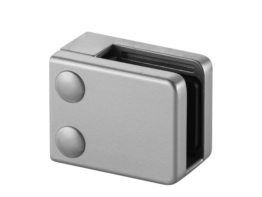 Pinza per Vetro modello 4200 mm.45x57 per Montante Piatto Spessore Vetro mm.6-12,76 varie finiture  Q-Raling - immagine 3