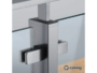 Pinza per Vetro modello 4200 mm.45x57 per Montante Piatto Spessore Vetro mm.6-12,76 varie finiture  Q-Raling - immagine 10