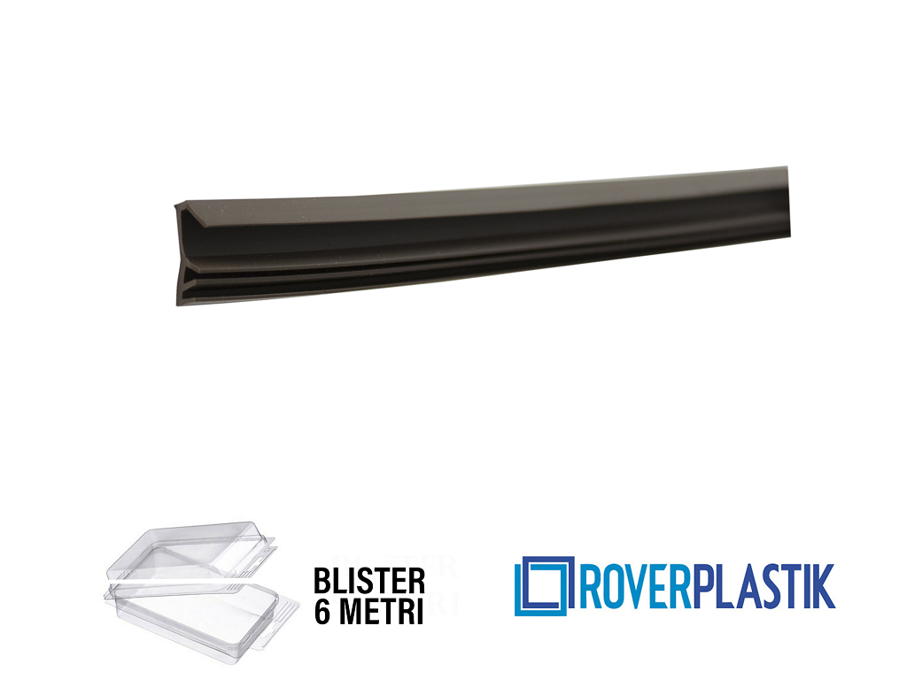 rova100kmacc.png Guarnizione Porte Interne Legno Senza Protezione mm.4,5x16h in Blister mt.6 Marrone | Roverplastk - immagine 1