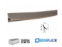 SCATOLA GUARNIZIONE PORTE INTERNE LEGNO SENZA PROTEZIONE mm.8,5x9,8h mt.29 BIANCO-MARRONE-BEIGE prodotto da ROVERPLASTIK - immagine 3