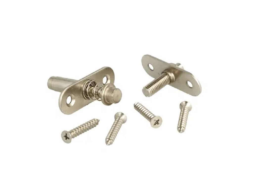Perno Pivotante a Bilico Invisibile per Doghe con Molla di Tensione 360 DG mm.53x18   Siso - immagine 2