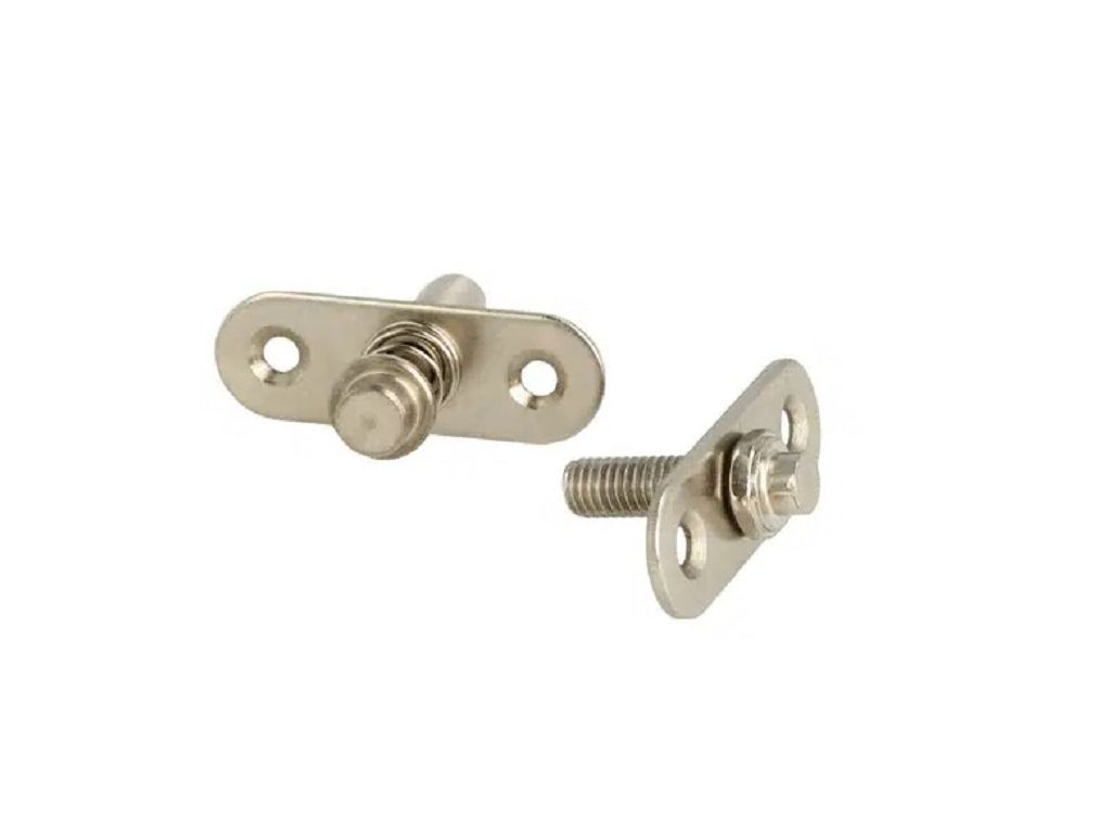 Perno Pivotante a Bilico Invisibile per Doghe con Molla di Tensione 360 DG mm.53x18   Siso - immagine 4