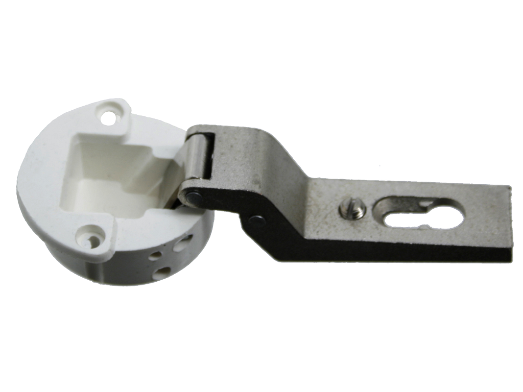 ucgcf01047f0bn.png Cerniera Pvc d.35 Libera Collo Medio Bianco Confalonieri - immagine 1