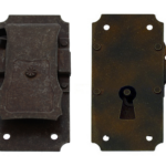 Serratura Esterna Ferro Ruggine Bocchetta Foro Chiave Piccolo Varie Entrate | Utensil Legno