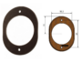 Bocchetta Defender Foro d.50,2 Ruggine | Utensil Legno