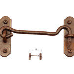Gancio Fermapersiana mm.120x65h Ruggine | Utensil Legno