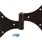 Cerniera Doppa Farfalla Forgiata Ruggine mm.130x70 Sx-Dx | Utensil Legno