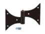 Cerniera Doppa Farfalla Forgiata Ruggine mm.130x70 Sx-Dx | Utensil Legno