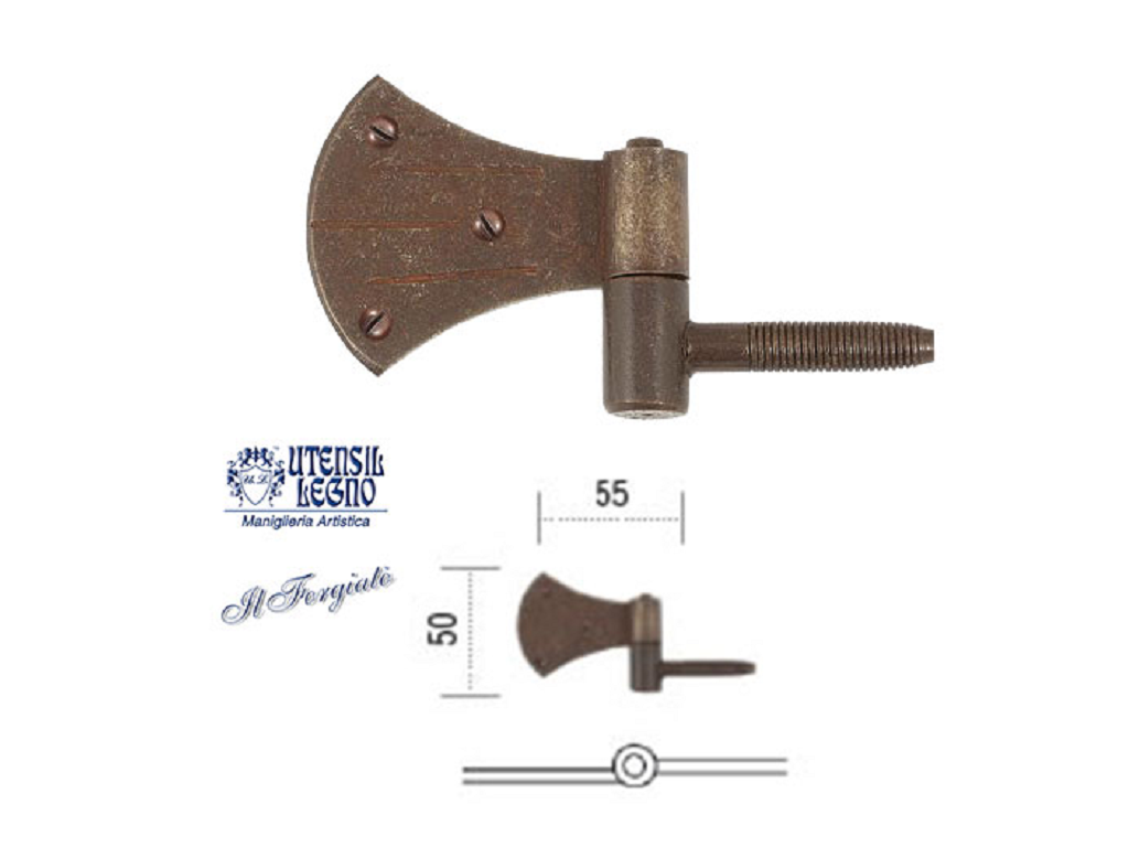 utsff223vcc.png Cerniera a Farfalla con Cardine Anuba Spina Ø 8mm | Utensil Legno - immagine 1