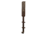 Saliscendi Forgiato 80x450mm-80x730mm Ruggine | Utensil Legno - immagine 2