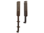 Saliscendi Forgiato 80x450mm-80x730mm Ruggine | Utensil Legno