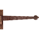 Bandella Forgiata Lanceolata con Cardine a Legno Spina Ø 14 Piana mm.35x300 | Utensil Legno