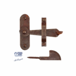 Fermascuro Forgiato Con Riscontro a Vite mm.70x75 Ruggine | Utensil Legno