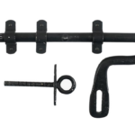 Catenaccio Traverso Forgiato Tondo d.Ø14 mm.250 Nero Italiano | Utensil Legno