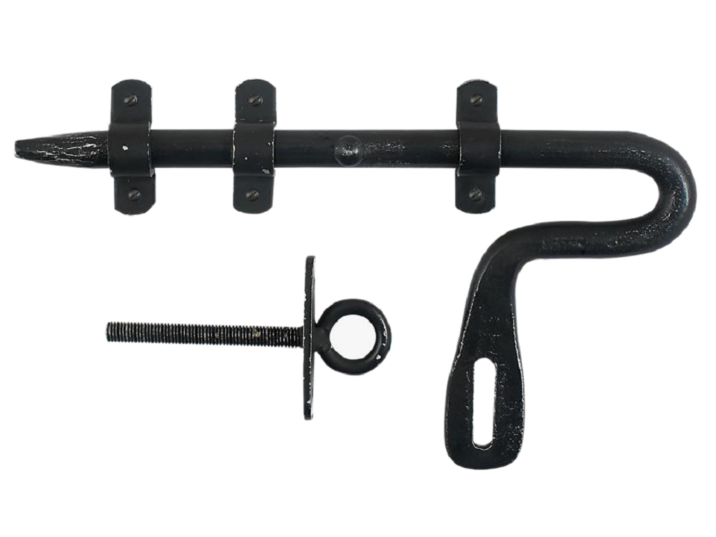 utsff29725n.png Catenaccio Traverso Forgiato Tondo d.Ø14 mm.250 Nero Italiano | Utensil Legno - immagine 1