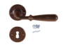 Maniglia FM031 Rosetta Tonda d.50x3h Bocchetta Foro Chiave Forgiato Ruggine | Utensil Legno