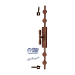 Maniglia per Finestra Cremonese FM032 Aste Esterne Intere Forgiata Ruggine | Utensil Legno