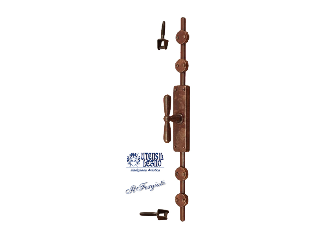 utsfm032mper15c.png Maniglia per Finestra Cremonese FM032 Aste Esterne Intere Forgiata Ruggine | Utensil Legno - immagine 1