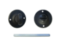 Nottolino WC Q6 FM307 Rosetta Tonda Piana d.50 Forgiato Varie Finiture | Utensil Legno - immagine 2