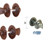 Nottolino WC Q6 FM307 Rosetta Tonda Piana d.50 Forgiato Varie Finiture | Utensil Legno