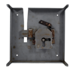 Serratura Redosso Ferro Ruggine Cassapanca Bocchetta Foro Chiave Grande Entrata mm.65 | Utensil Legno