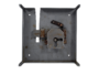 Serratura Redosso Ferro Ruggine Cassapanca Bocchetta Foro Chiave Grande Entrata mm.65 | Utensil Legno