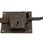 Serratura Sarda mm.120x100 Entrata mm.65 Forgiato Ruggine SX | Utensil Legno