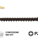 VITE TRUCIOLARE TSP IMPRONTA CROCE PZ2 BRONZATA mm.3,5x VARIE LUNGHEZZE | TECFI