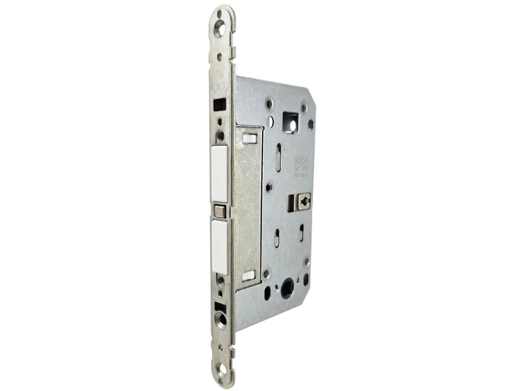 agb_serratura_infilare_mediana_touch_&_close_wc_bt_bianco.jpg Serratura Infilare Mediana Touch & Close WC BT Frontale mm.18x196 Interasse 96 Entrata mm.50 varie finiture AGB - immagine 1