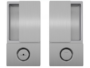 Maniglia Wave Incasso per Porta Battente Foro WC con Nottolino varie finiture | AGB - immagine 3
