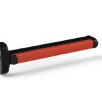 Maniglione Antipanico Push 601 con Scrocco Laterale un Punto di Chiusura Barra mm.1170 Nero-Rosso   Antipanic