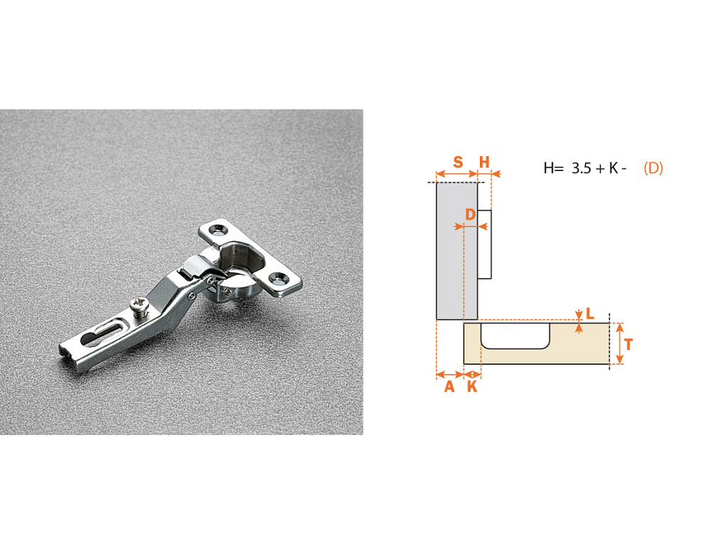 arsc6a7l99.png Cerniera per Mobili Automatica 94° Serie 600 da avvitare Foro d.26 Sormonto 9 | Arturo Salice - immagine 1
