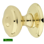 Pomolo Fisso Vittoria d.70x80h Rosetta R7 d.70x10 PVD | Benini