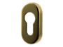 Bocchetta Ovale  Foro Yale per Cilindro Europeo d.60x30x10h varie finiture  Comit - immagine 2
