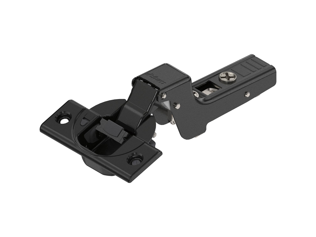 Cerniera per Mobili con Molla Blumotion 110° da avvitare Foro d.35 Collo mm.18 Clip Top Nero Onice | Blum - immagine 1