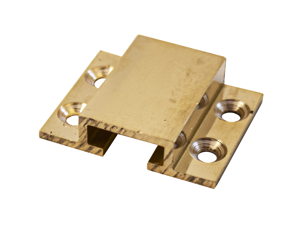 boe1bmm30ol.png Incontro Corsoio per Catenaccio Verticale Base mm.15x4,5 OL mm.30 Bonel - immagine 1