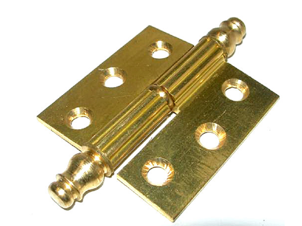 boe21mm60x4old.png Cerniera Sfilabile Piana Piramide Rigata Ottone Lucido mm.60x40 Anta Tirare SX-DX - immagine 1