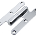 Cerniera Paumelles Bordo Tondo mm.100x60 OCR-Cromo Lucido  DX o Sx  Bonel